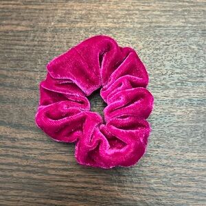 Barney Purple Velvet Hair Scrunchie